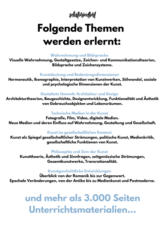 Lehrplan Kunst in der GoST - Sachsen