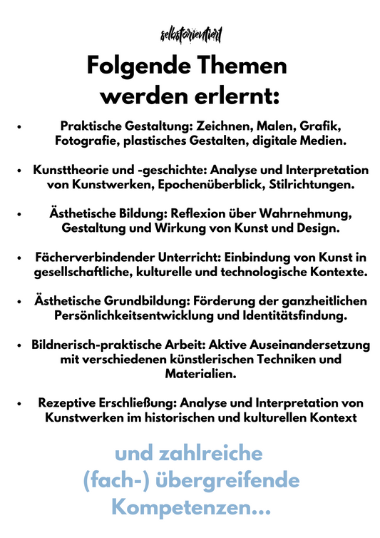 Sparpaket: Kunst in Beruflichen Gymnasien mit allen Themen & Materialien